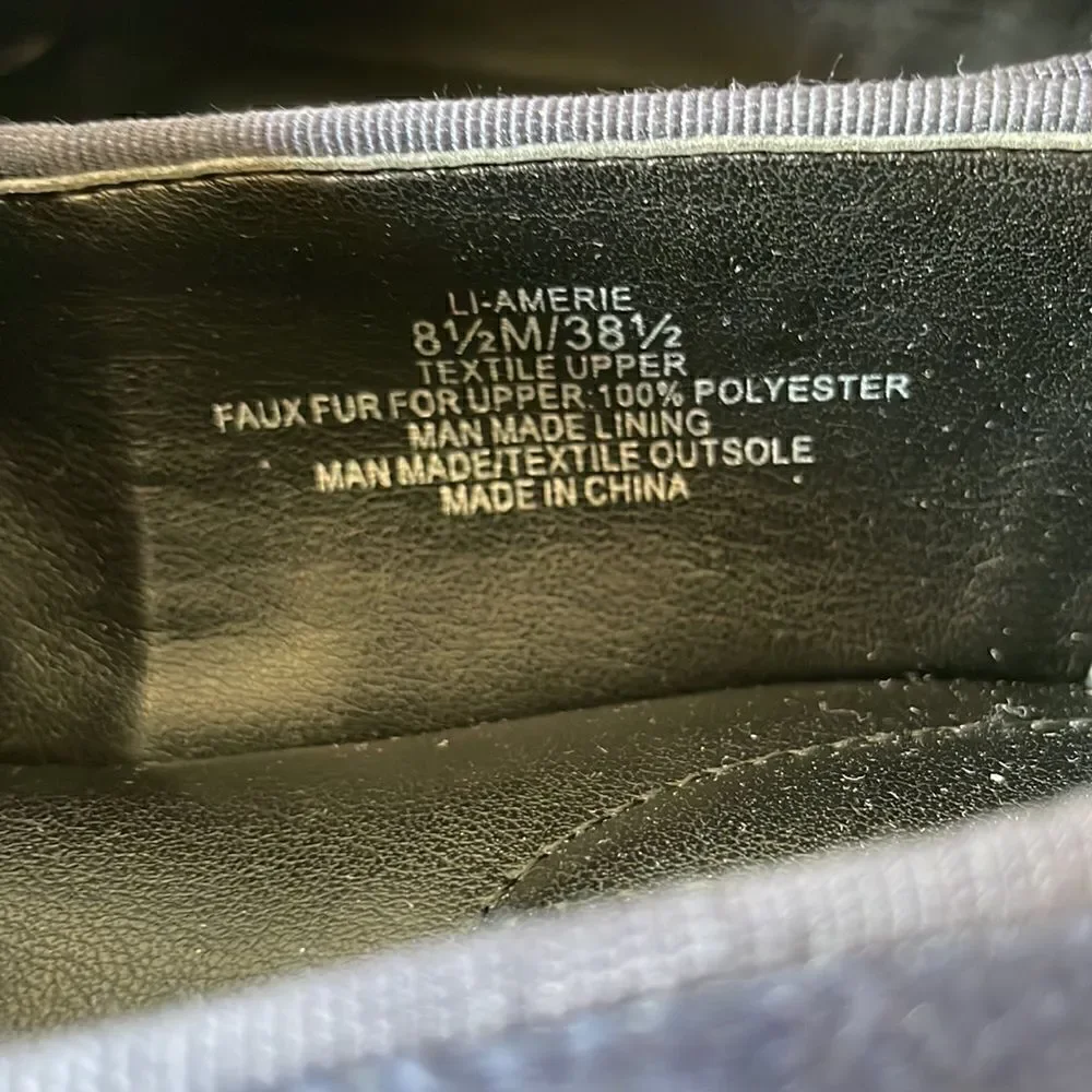 NIB Lori Goldstein Collection Indigo Blue Flats Size 8.5M